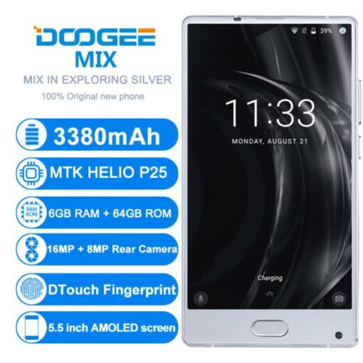 Doogee Mix 6 Gb + 64 Gb Argento